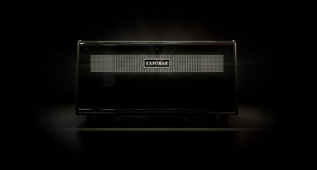 Expobar Onyx Pro on a black background